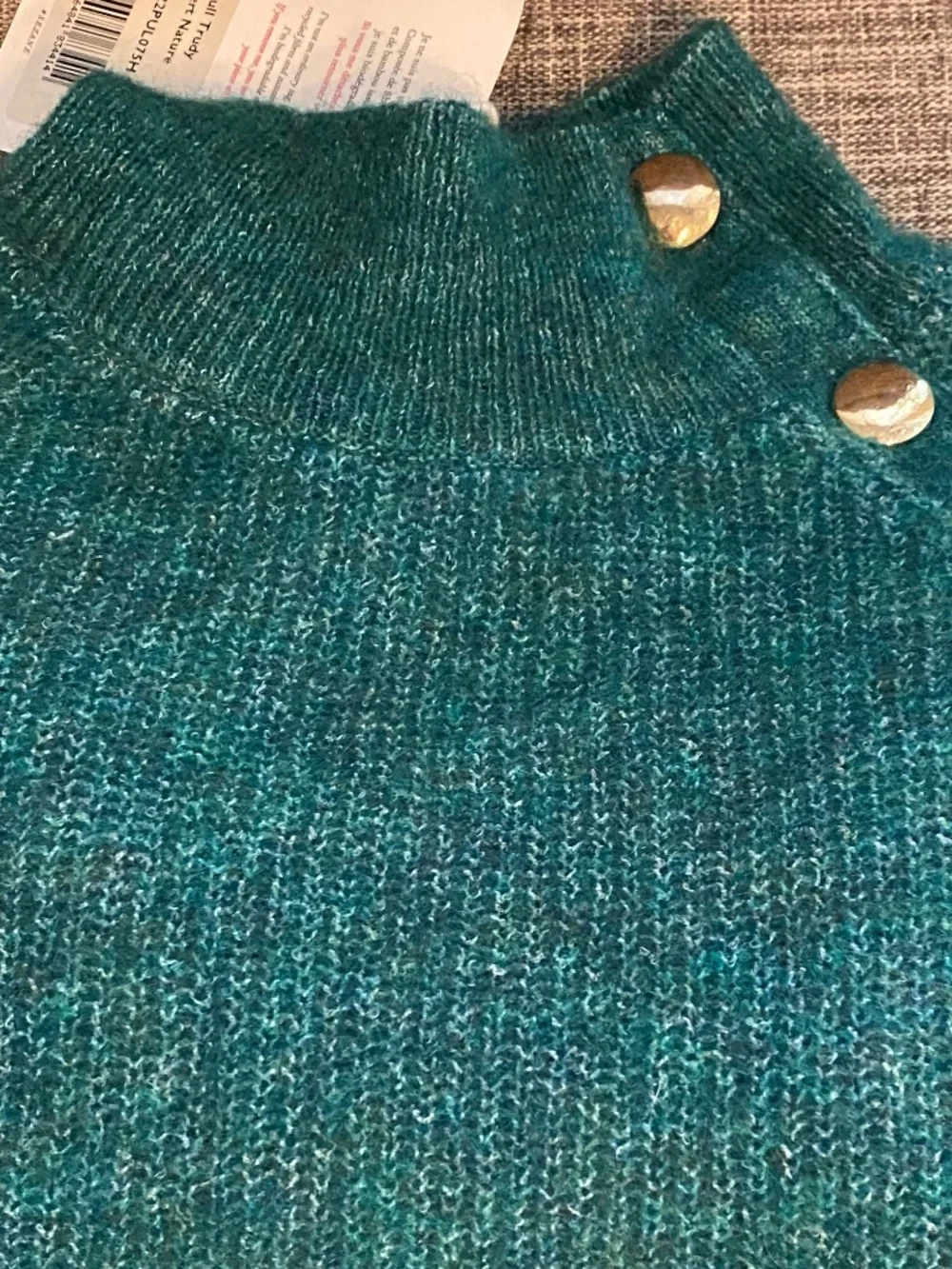 Sezane Trudy Jumper in 'Nature Green'' NWT - Picture 2 of 8